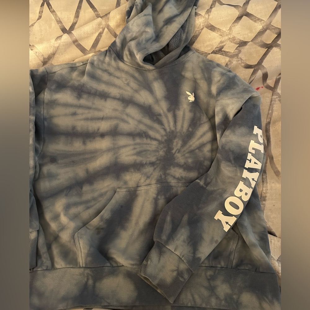 Playboy tie dye hoodie